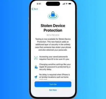 邛崃苹果授权维修店分享被盗设备保护功能开启方法 