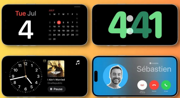 邛崃苹果手机维修分享iOS17横屏充电待机显示有什么好处 