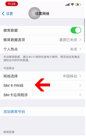 邛崃苹果14维修网分享如何给iPhone14的SIM卡设置密码 