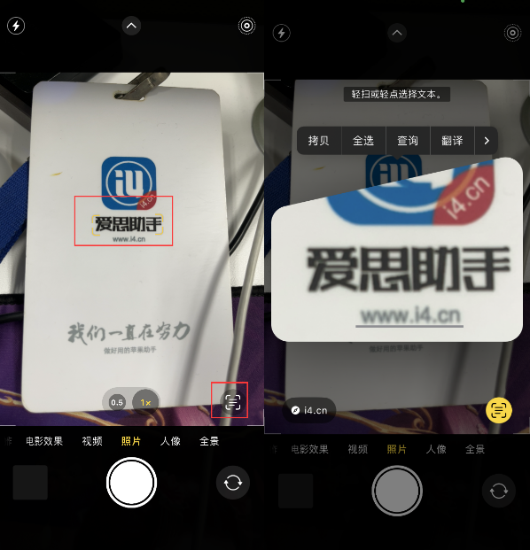 邛崃苹果手机维修分享升级iOS 16后如何通过相机翻译文本 