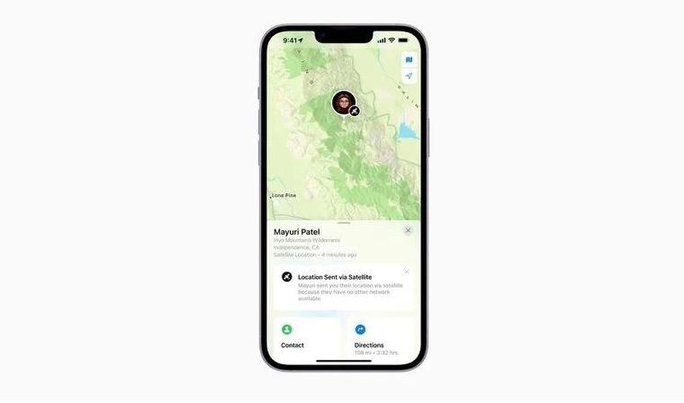 邛崃苹果14维修分享iPhone14系列中 FindMy功能通过卫星分享位置方法教程 