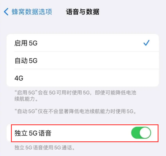 邛崃苹果14维修分享iPhone 14 Pro如何开启VoNR 