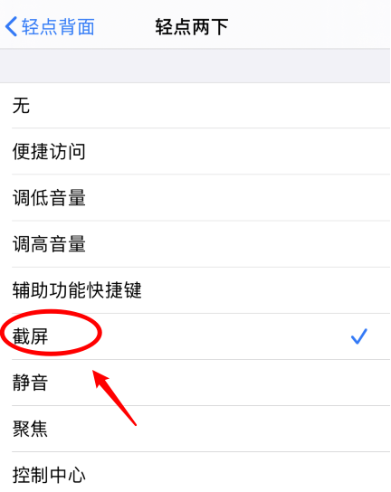 邛崃苹果手机维修分享iPhone12如何启用双击截屏 